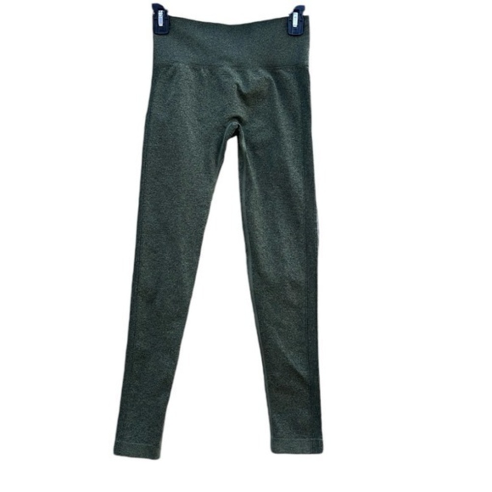 Seamless butt scrunch active leggings, green, size medium, new never worn